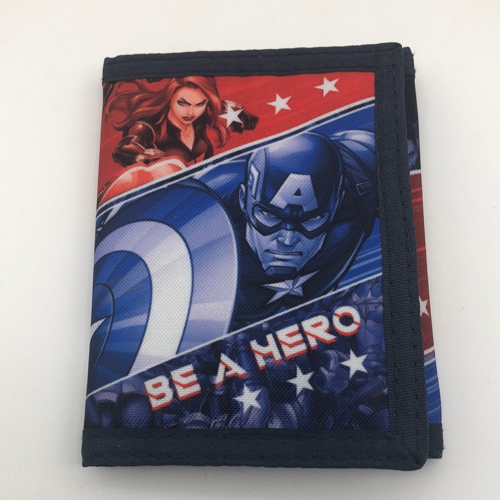 Marvel Superhero Wallet - Red, Blue, Black